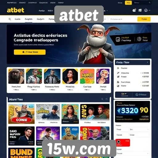Avaliação da interface de usuário do site Atbet