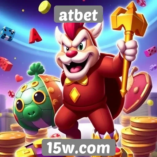 Diversidade de jogos disponíveis no atbet